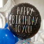 Гелиевые шарики на день рождения в оттенках синего «Party»