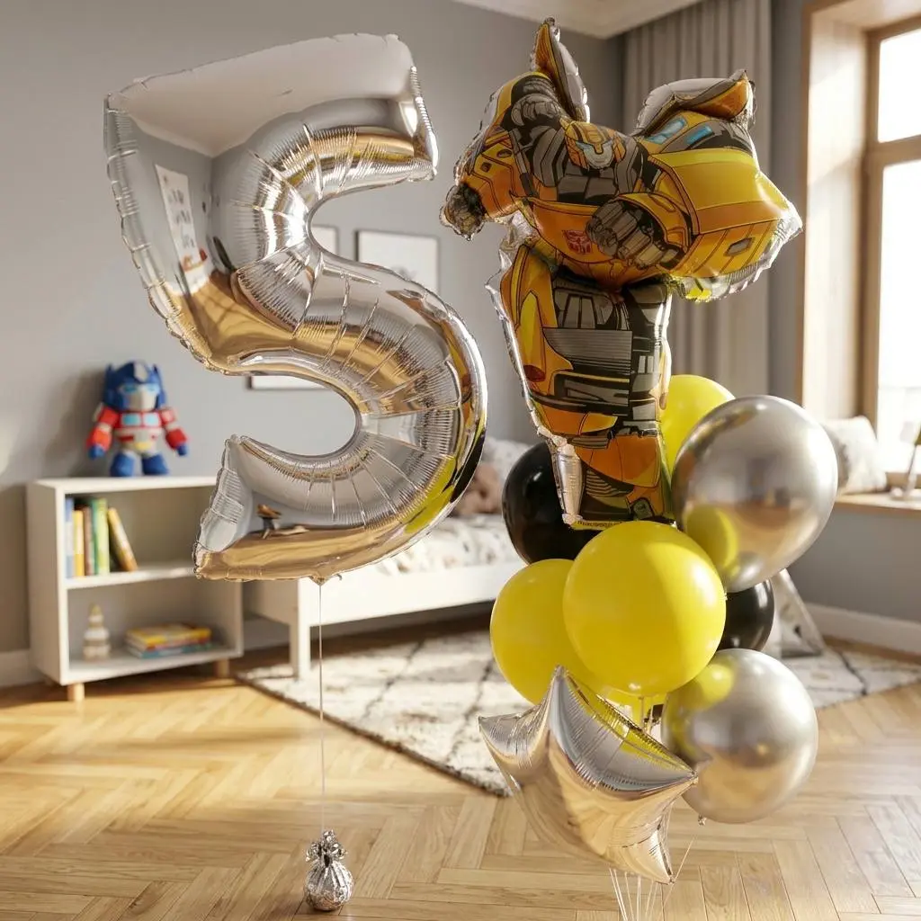 Кульки на день народження Трансформер 5 років