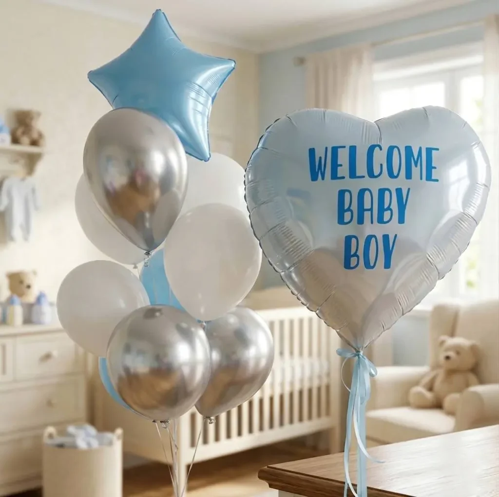 кульки на виписку хлопчика Welcome Baby Boy
