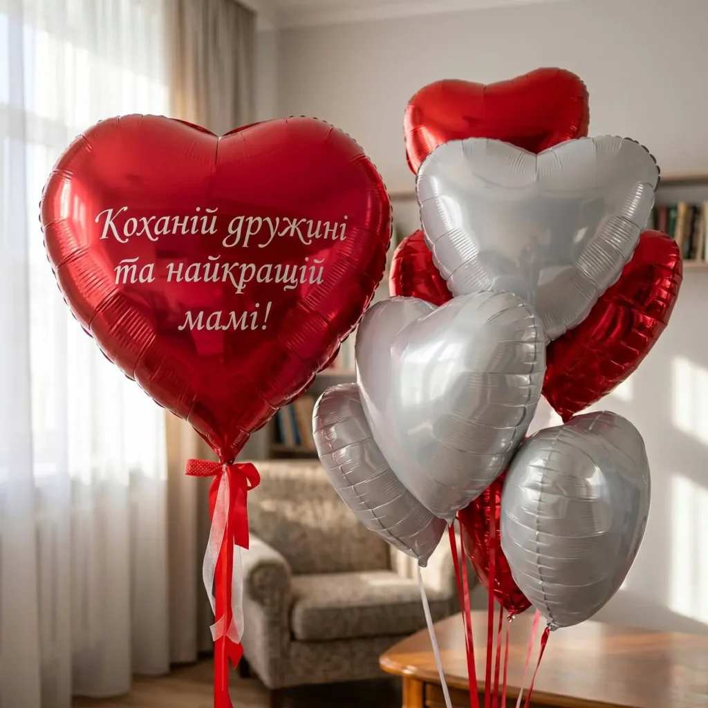 Гелеві Кульки Київ Коханій дружині найкращій мамі купити