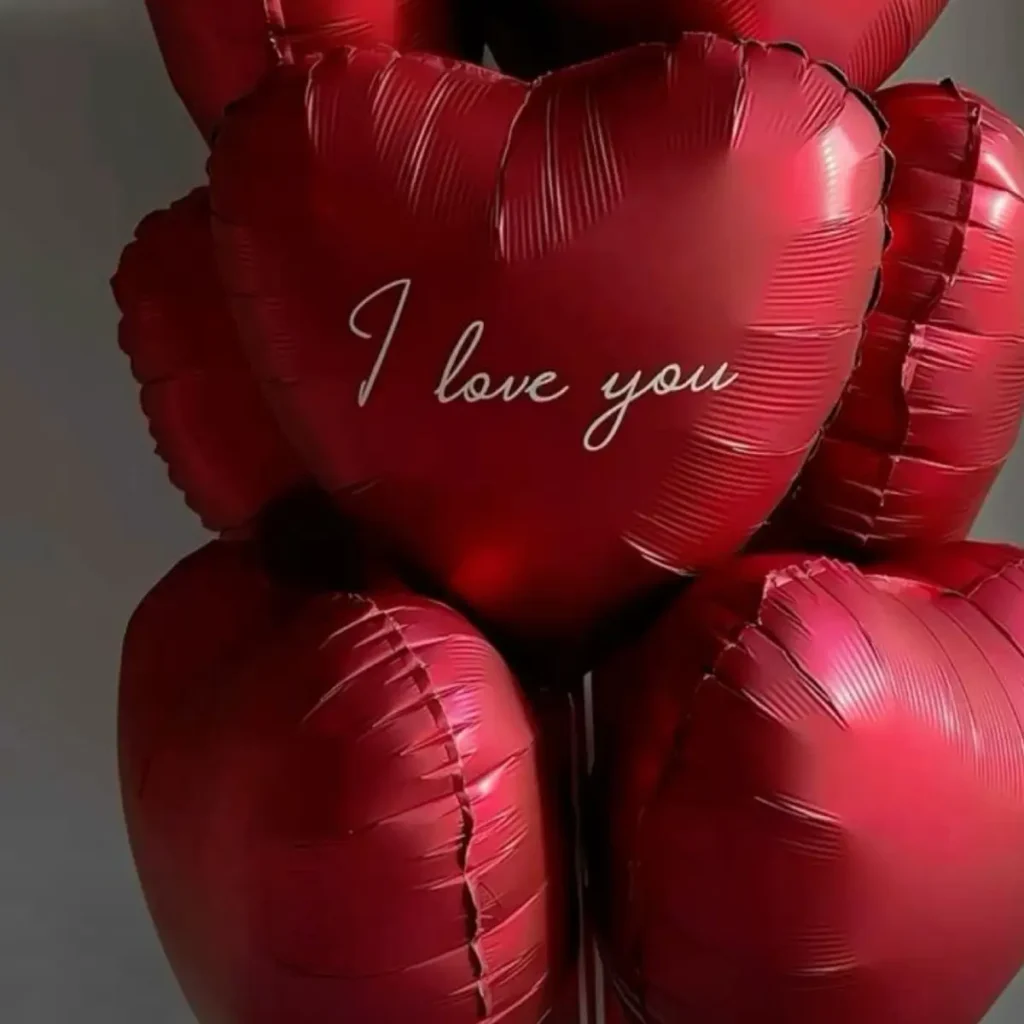 Шарики Киев Сердечки I Love You